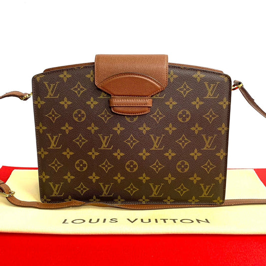 LOUIS VUITTON Shoulder Bag Leather, PVC Brown Monogram Kurcell mens(Unisex)