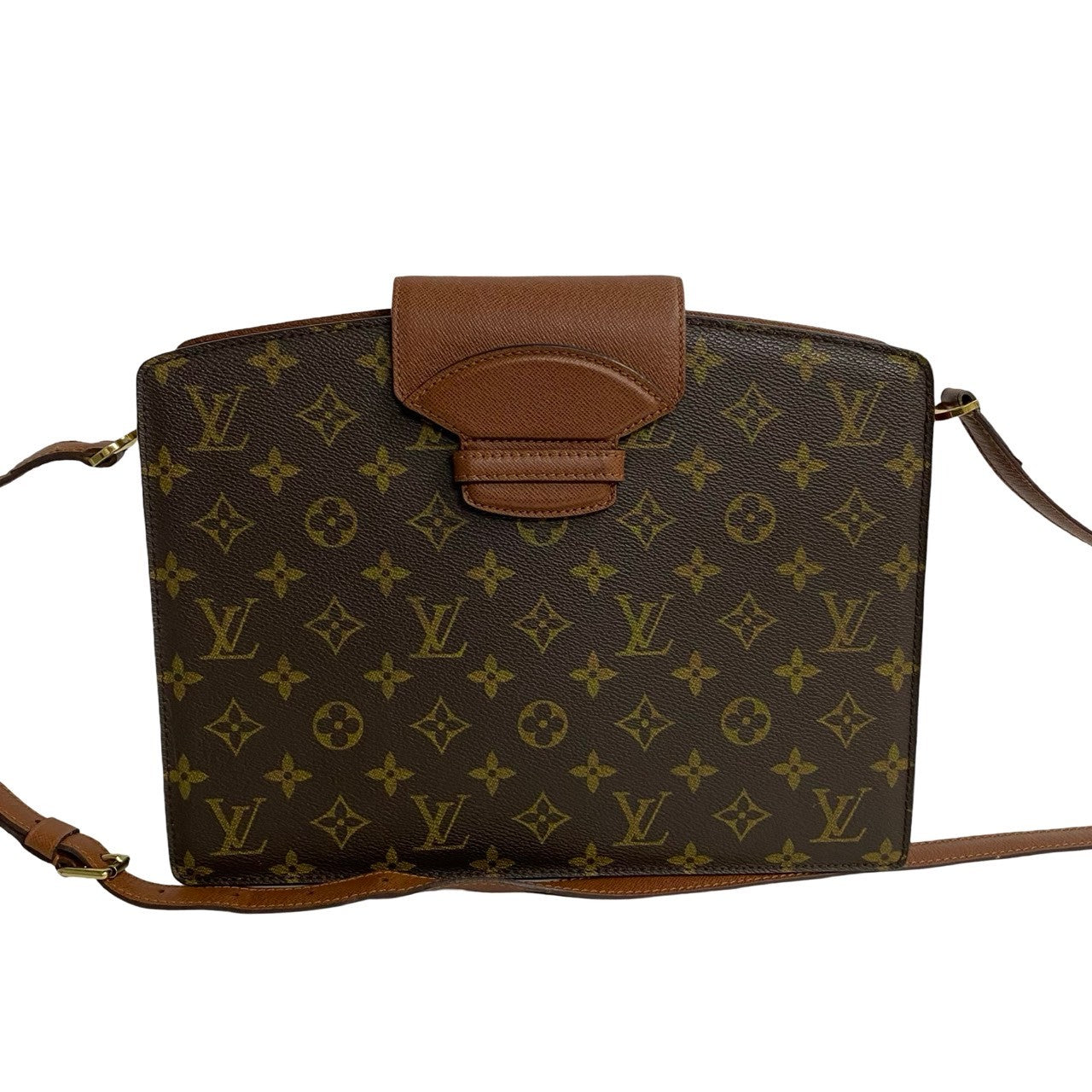 Elegant Women's Shoulder Bag | LOUIS VUITTON Shoulder Bag Leather, PVC Brown Monogram Kurcell mens(Unisex)
