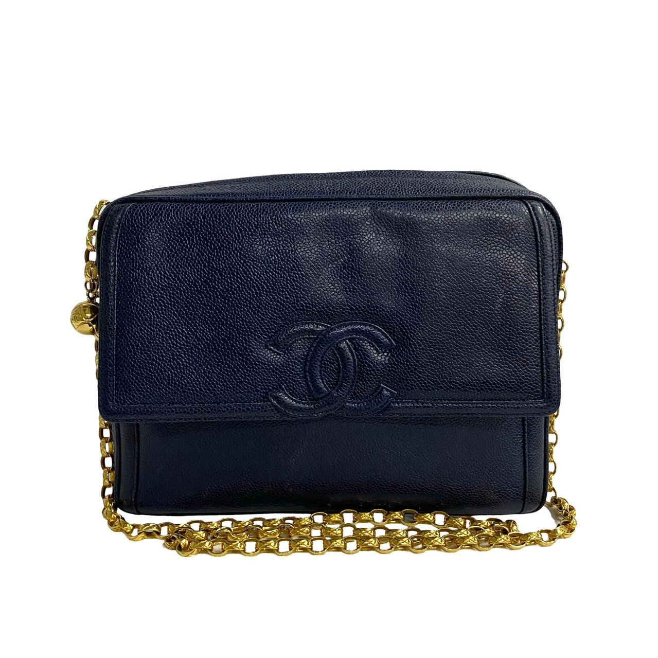 Chanel Coco Caviar Skin Chain Shoulder Bag