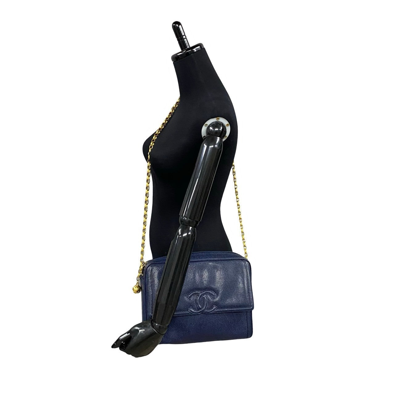 Chanel Coco Caviar Skin Chain Shoulder Bag