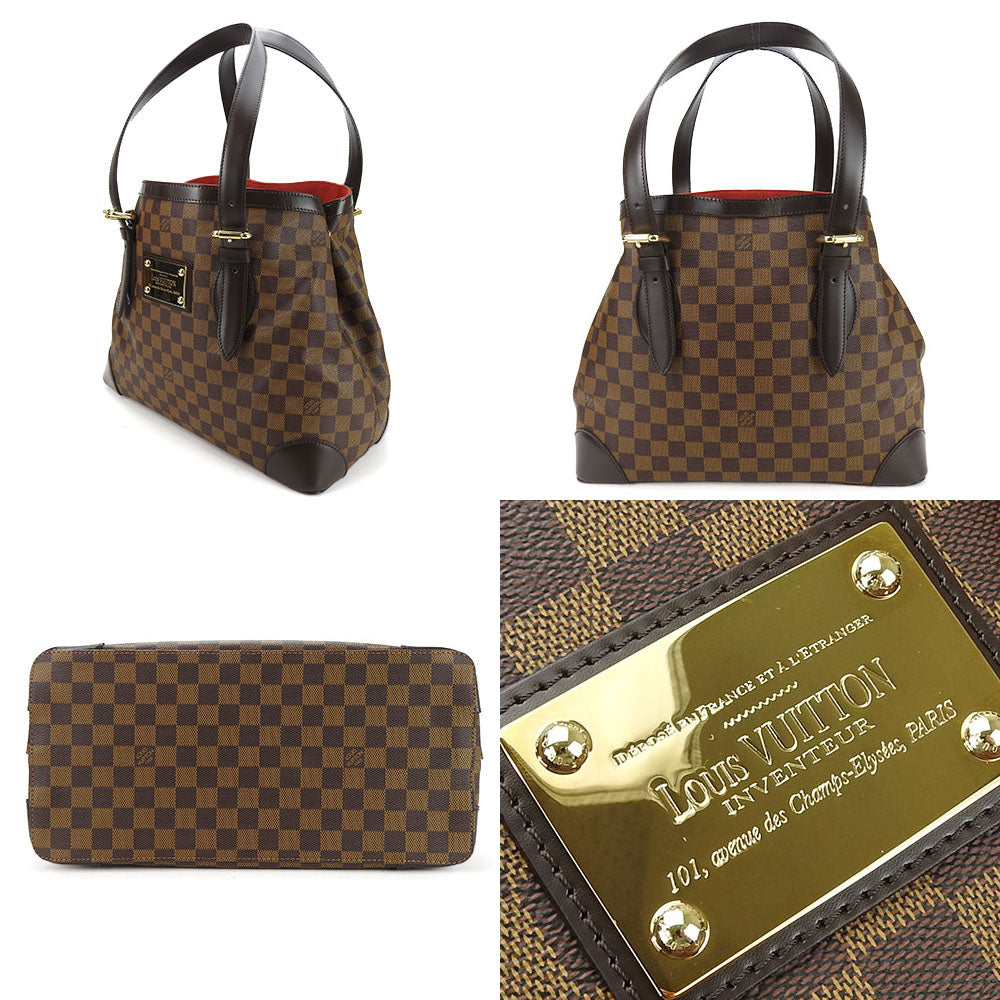 LOUIS VUITTON Tote Bag Damier Brown HamsteadMM