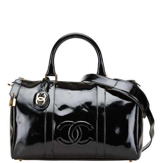 Chanel Coco Patent Leather 2way Bag