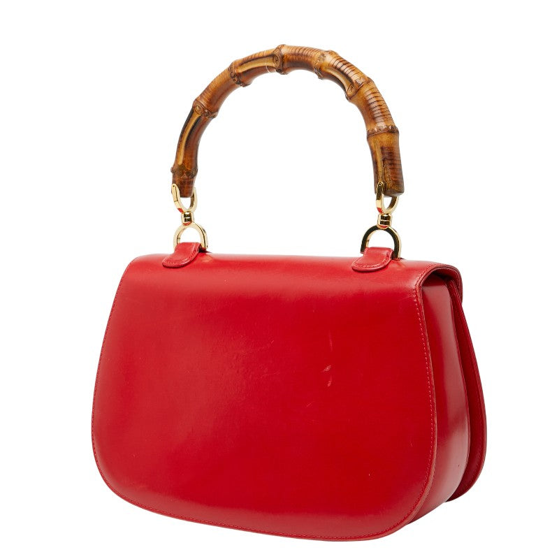Gucci Bamboo Leather 2way Bag
