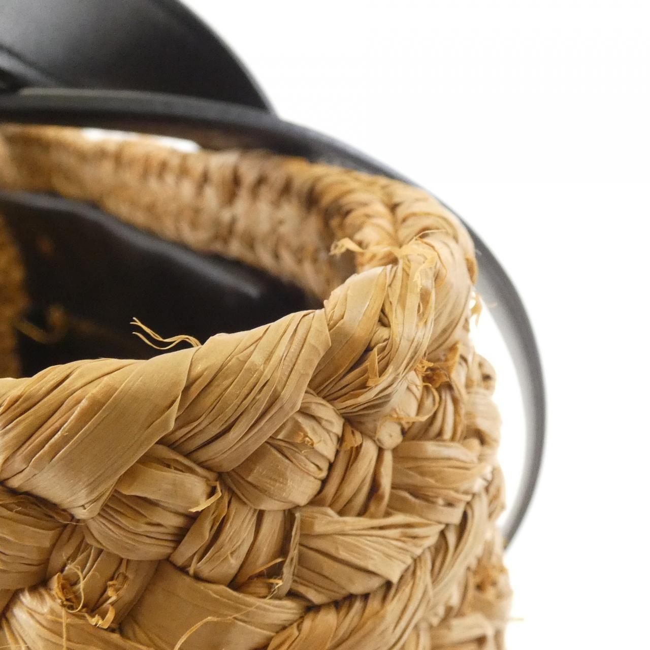 Saint Laurent Panier Raffia Bag