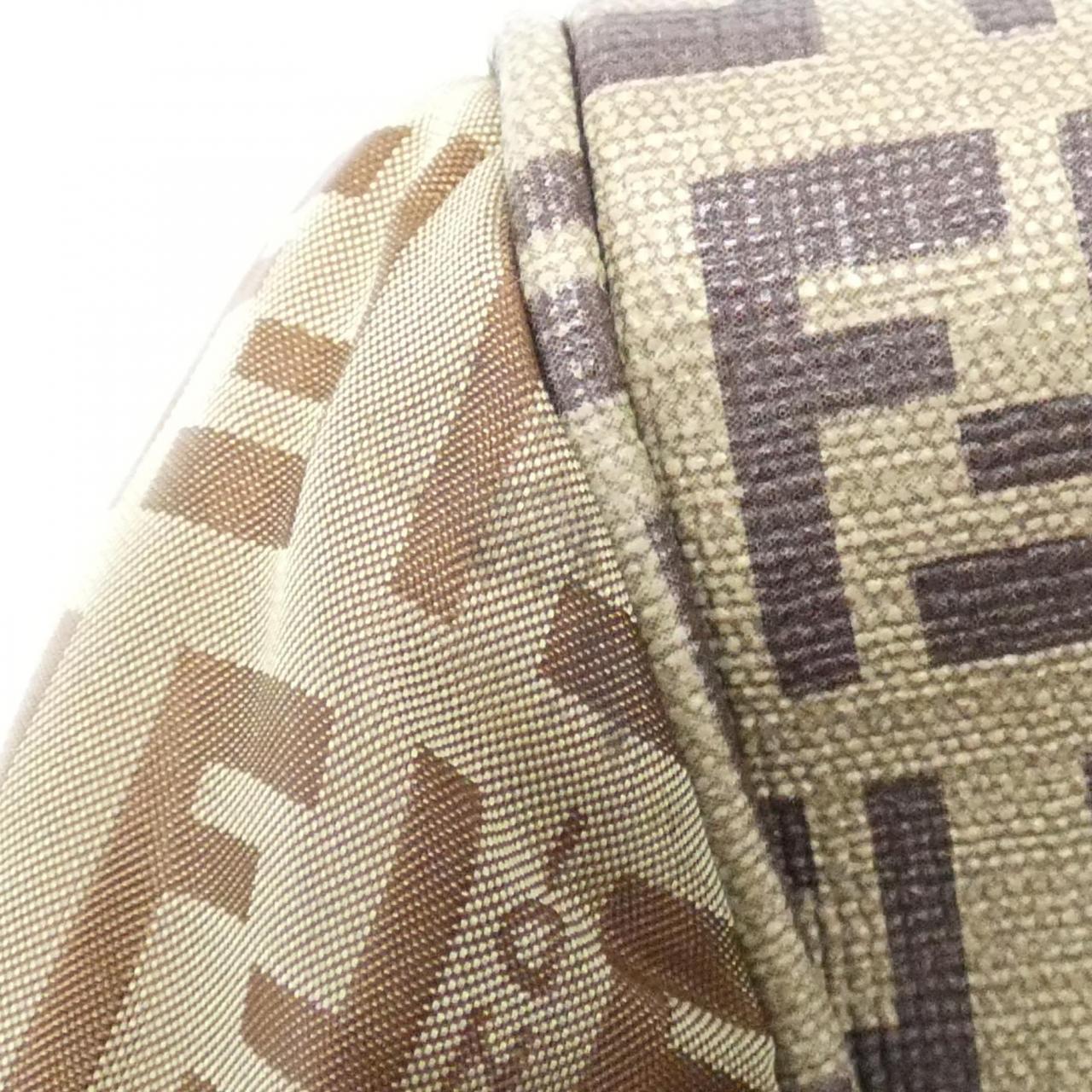 Fendi 8BR445 JWU Canvas Shoulder Bag