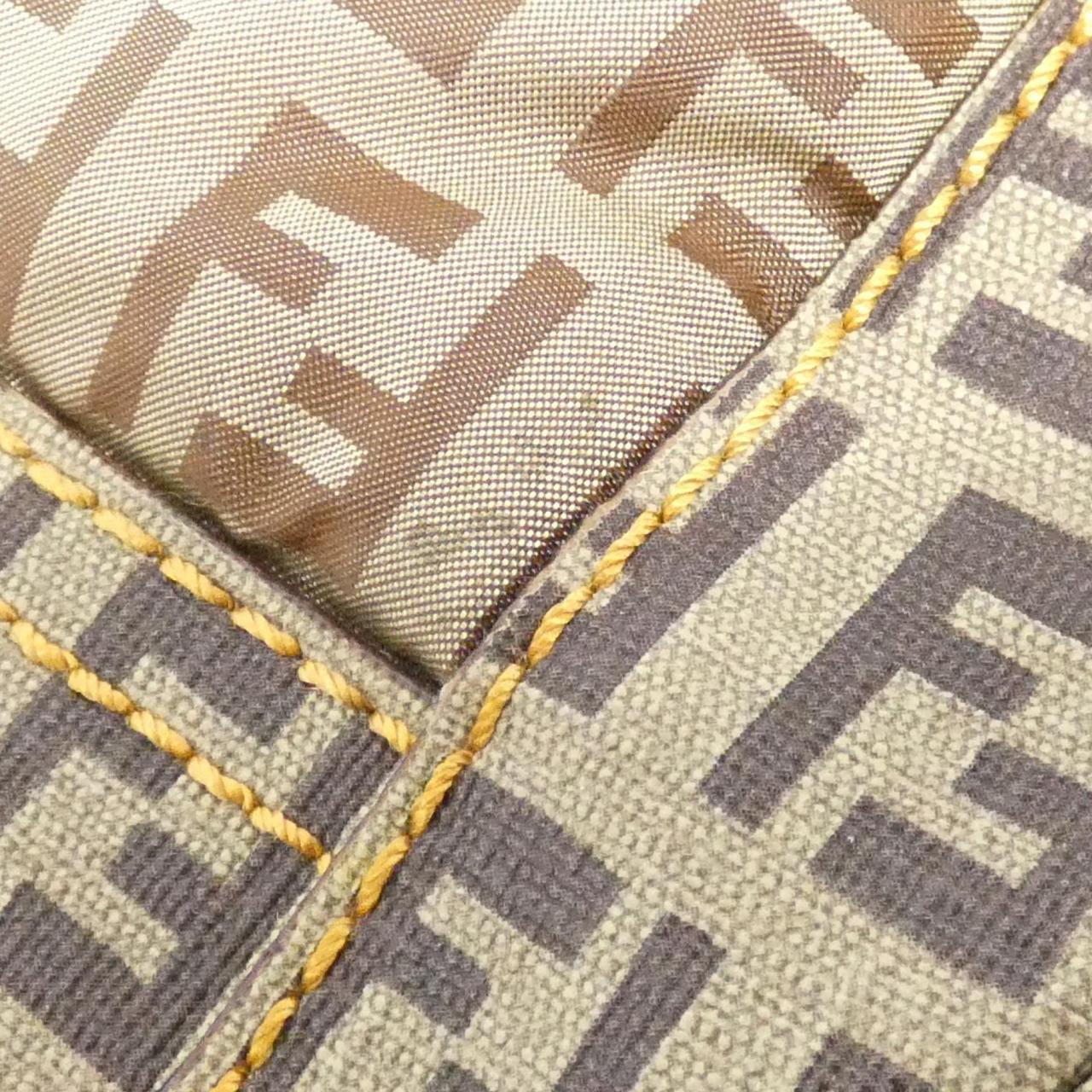 Fendi 8BR445 JWU Canvas Shoulder Bag