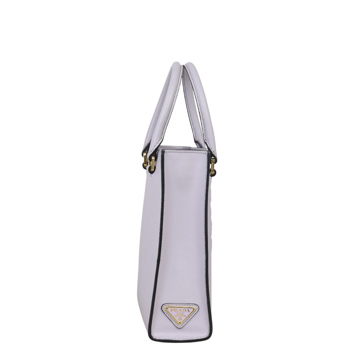 Prada Saffiano Embossed Logo Tote Small