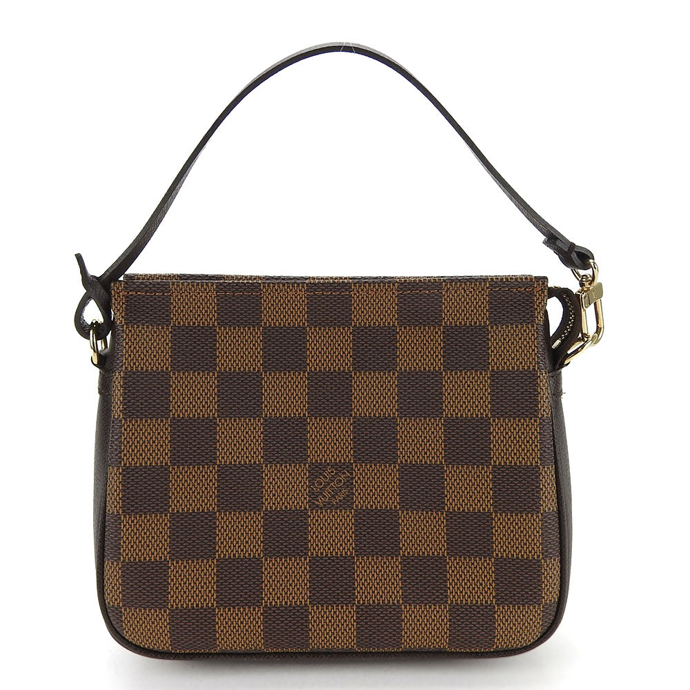 LOUIS VUITTON Pouch Damier canvas Brown Truth makeup Women