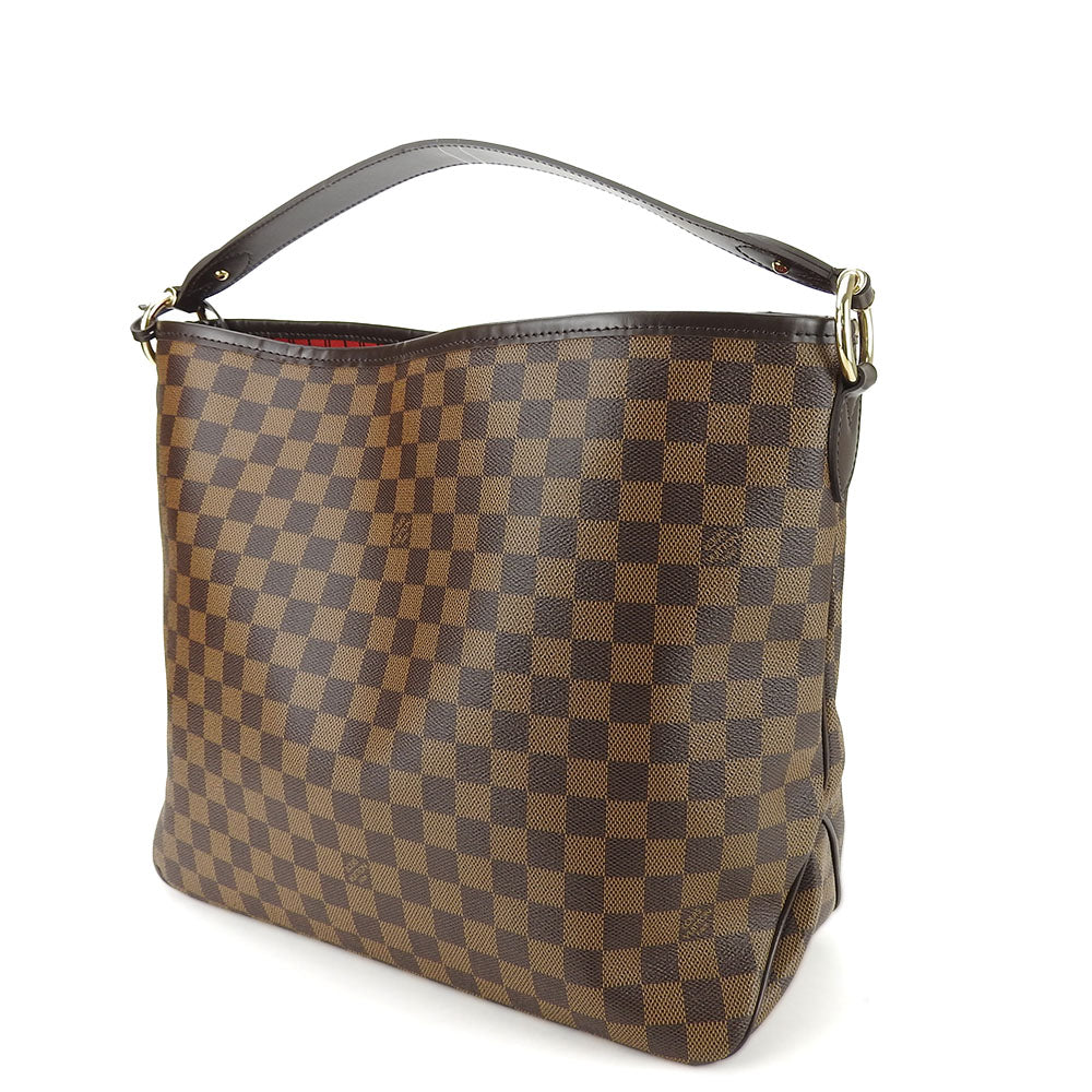 Elegant Women's Shoulder Bag | LOUIS VUITTON Shoulder Bag Damier Brown Delight full PM