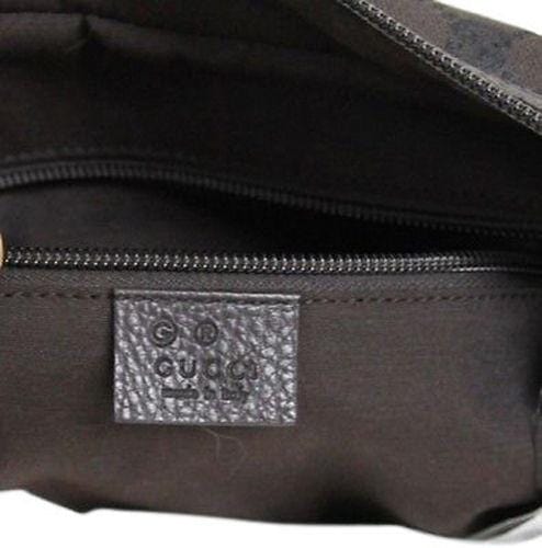 Gucci 282529 Uni Brown Canvas Shoulder Laptop Bag Tote Handbag - Final Call