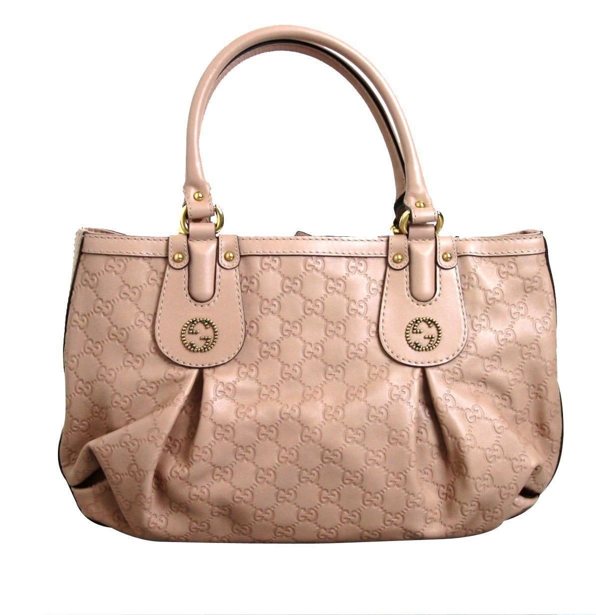 Gucci 269953 Scarlett Nude Guccissima Leather Handbag Tote - Final Call