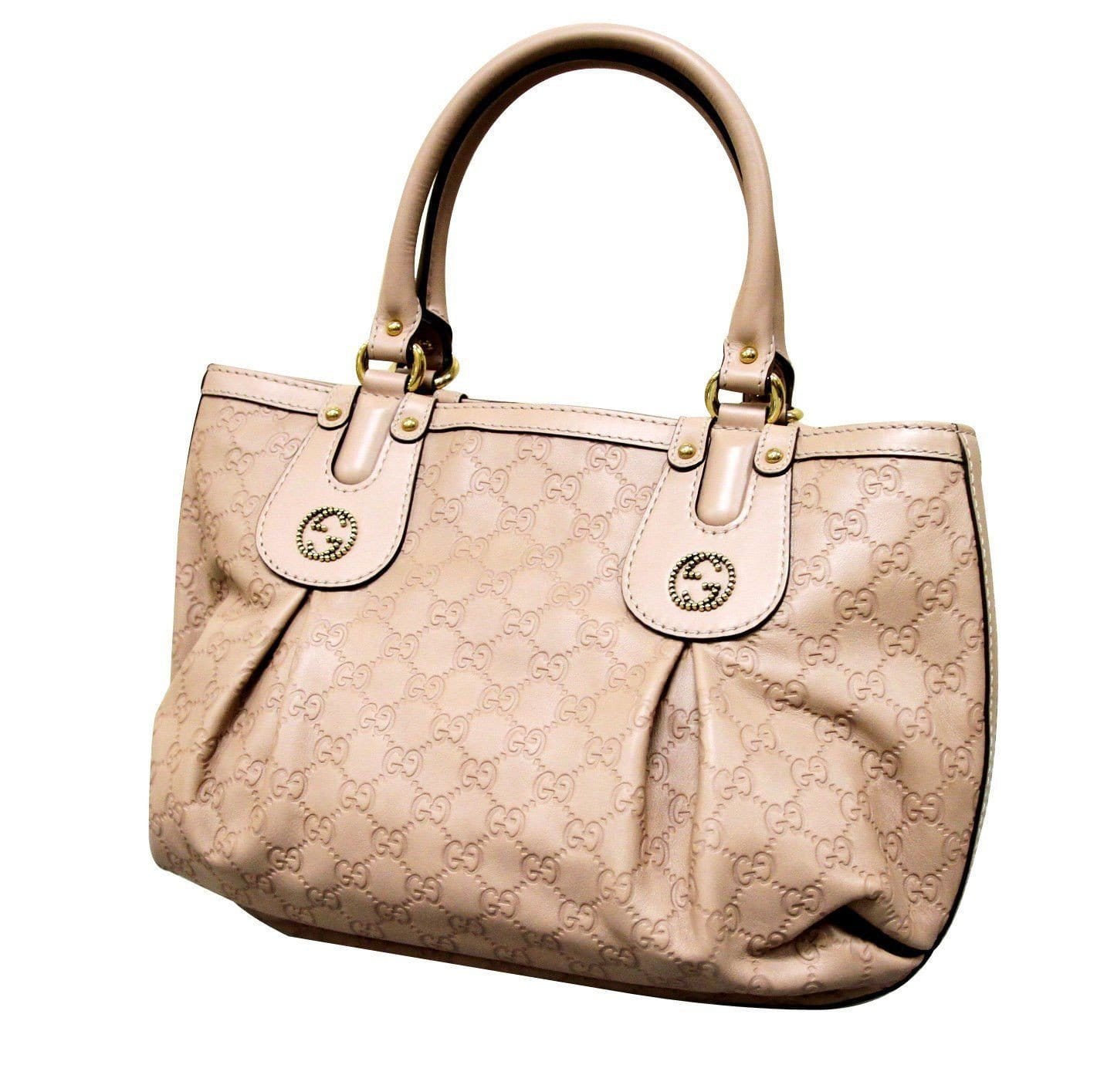 Gucci 269953 Scarlett Nude Guccissima Leather Handbag Tote - Final Call