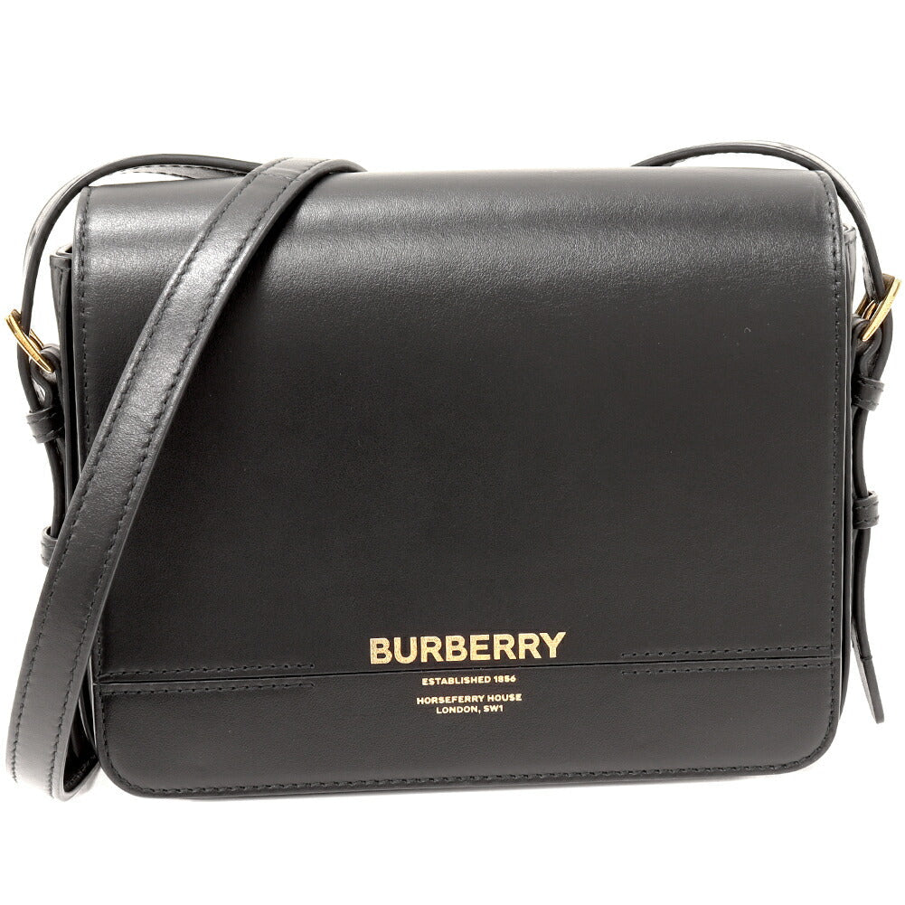 Burberry Calf Logo Flap Shoulder Bag 8067035
