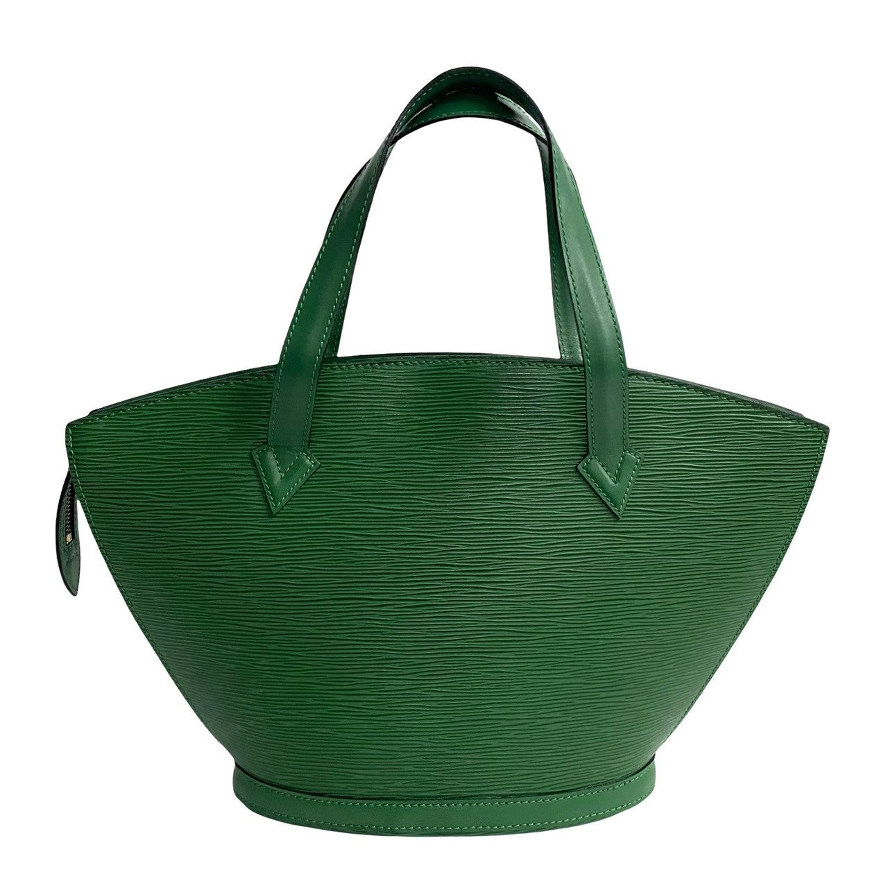 LOUIS VUITTON Handbag leather green Epi Sun jack Women
