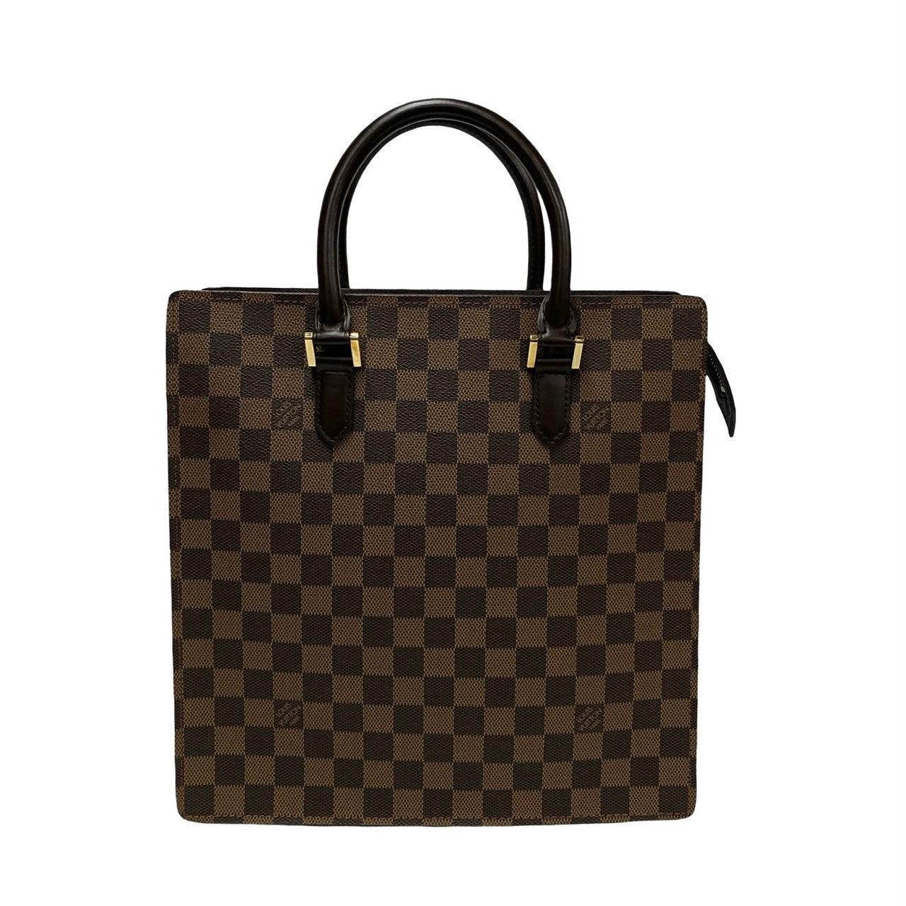 LOUIS VUITTON Handbag leather Brown Damier Venice PM