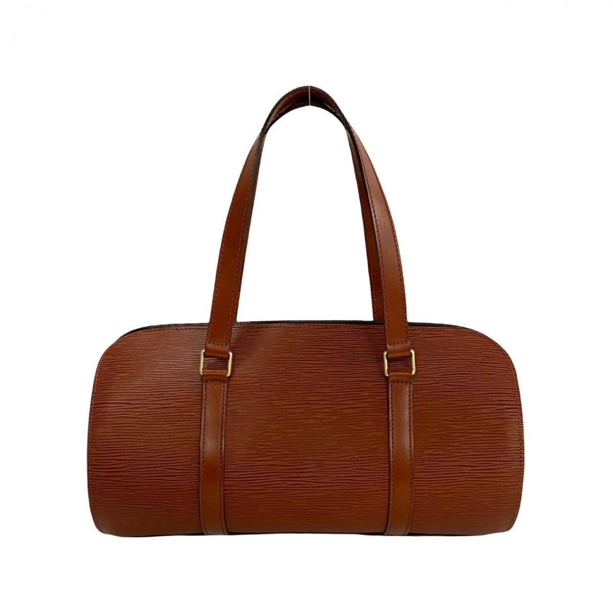 LOUIS VUITTON Handbag Epi Leather Brown Epi Suflo Women