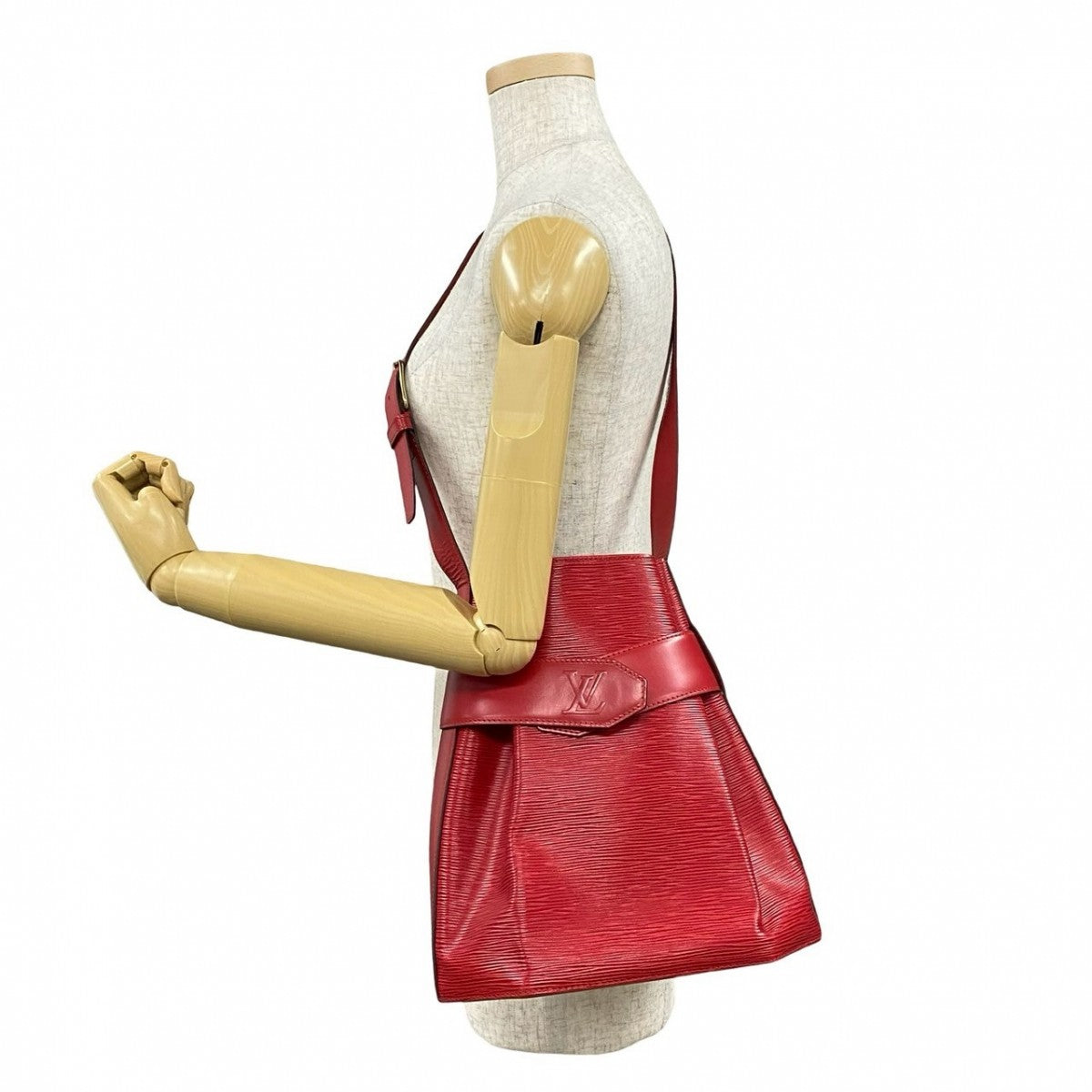 LOUIS VUITTON Shoulder Bag Epi Leather Red Epi Sac de Paul PM Women