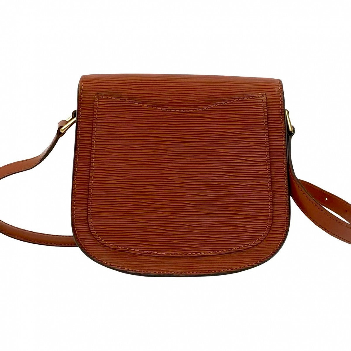 LOUIS VUITTON Shoulder Bag leather Brown Epi Mini Saint-Cloud