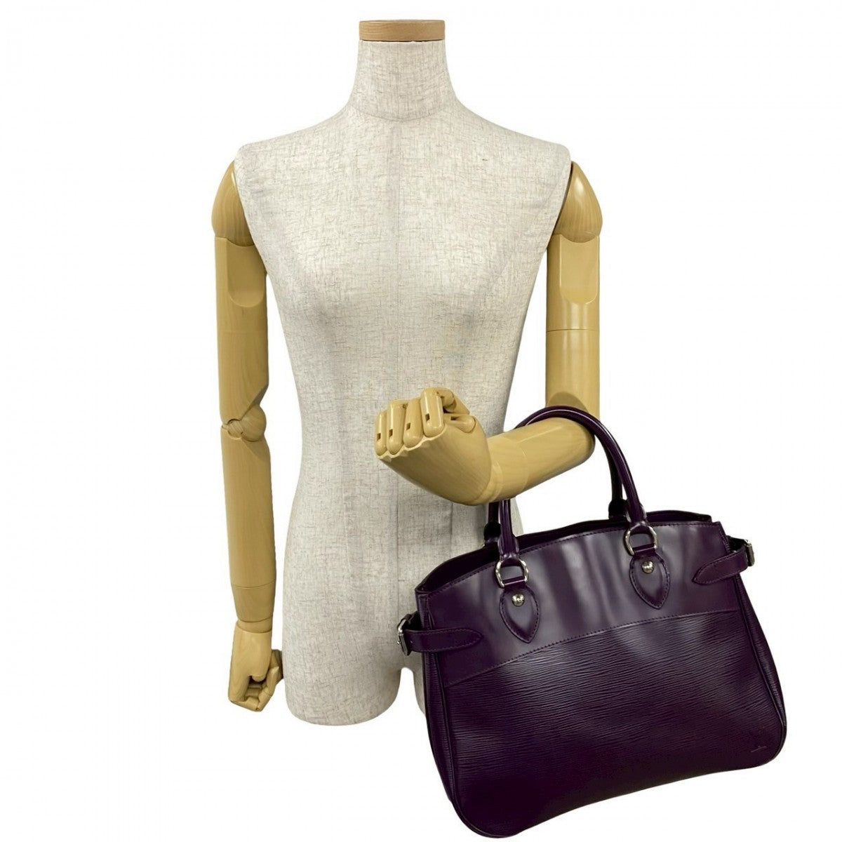 LOUIS VUITTON Handbag Epi Leather purple Epi Passy PM Women