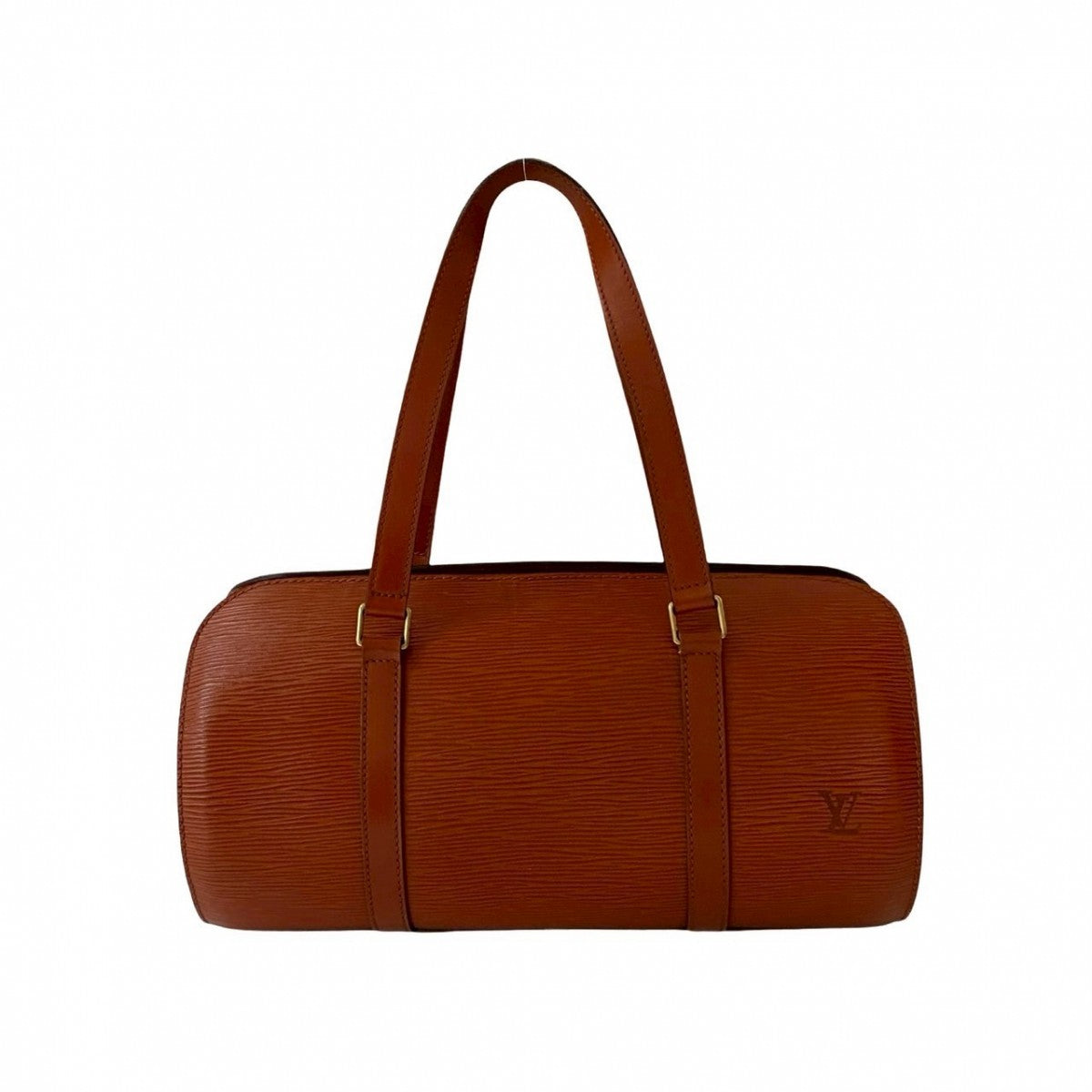 LOUIS VUITTON Handbag leather Brown Epi Suflo