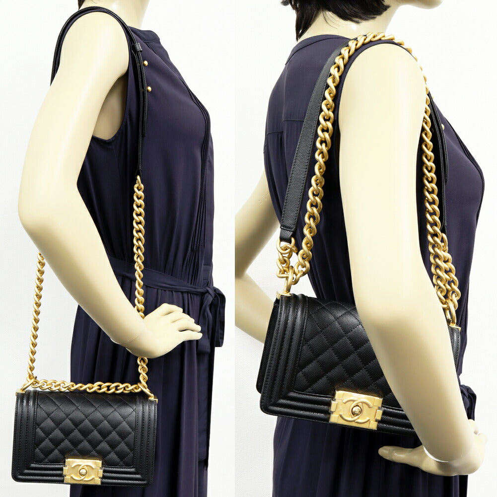 Chanel Boy Chanel Caviar 2way Shoulder Bag