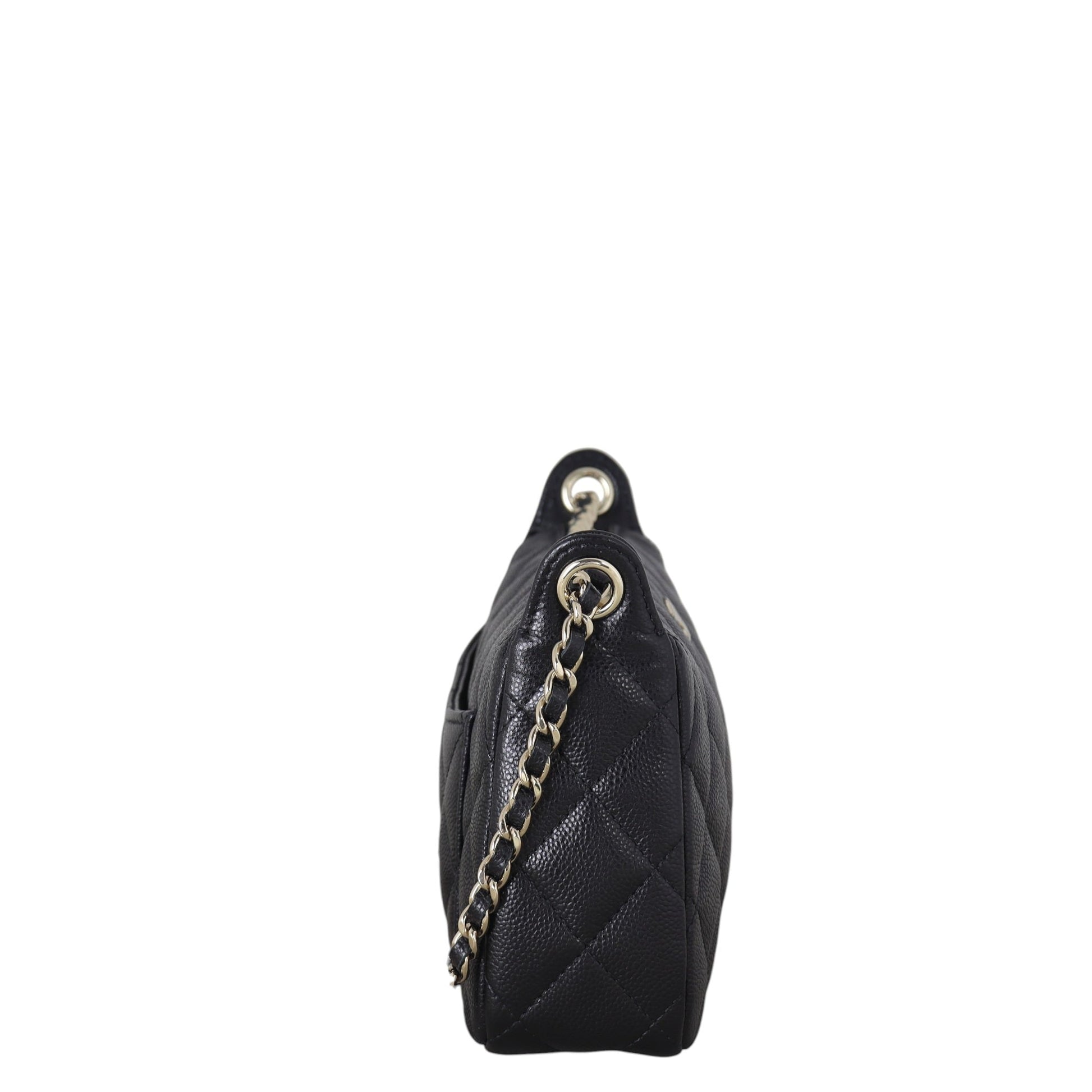 Chanel CC Zip Clutch on Chain