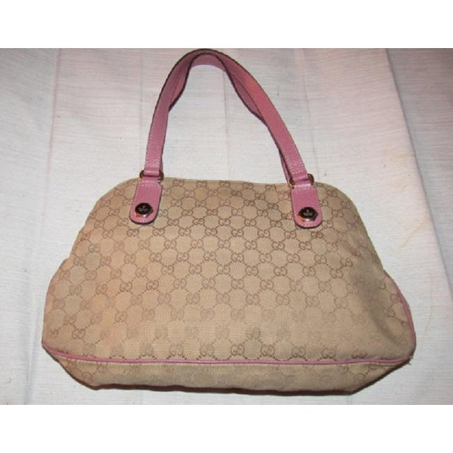 Gucci Soho Shoulder Bag Pursesdesigner Purses Brown Leather And Gg Leather Satchel