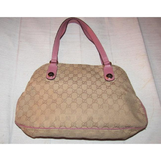 Gucci Soho Shoulder Bag Pursesdesigner Purses Brown Leather And Gg Leather Satchel