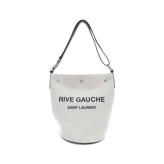 Saint Laurent 669299 FAAAZ Canvas Leather Shoulder Bag