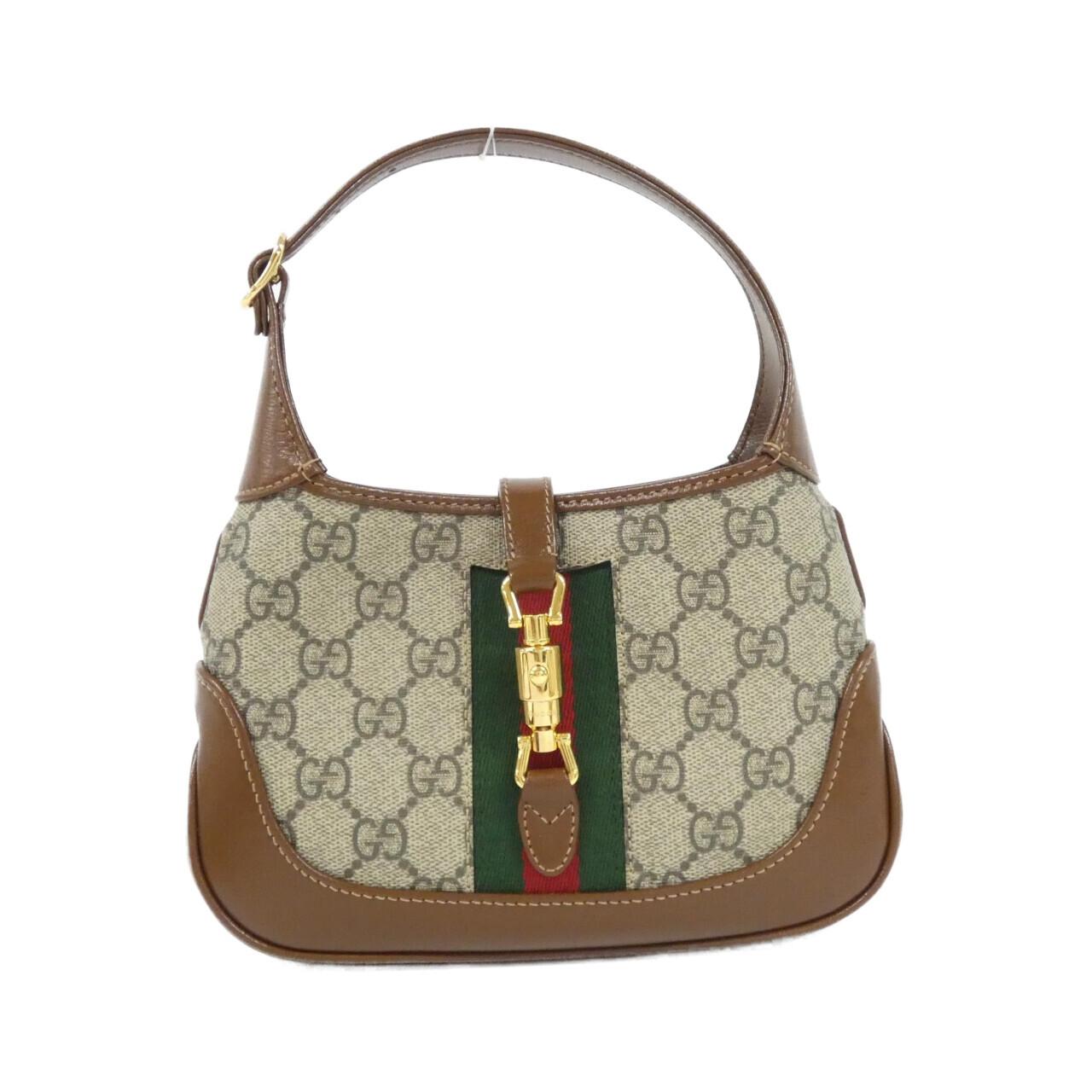Gucci JACKIE 1961 GG Supreme Canvas Leather Shoulder Bag