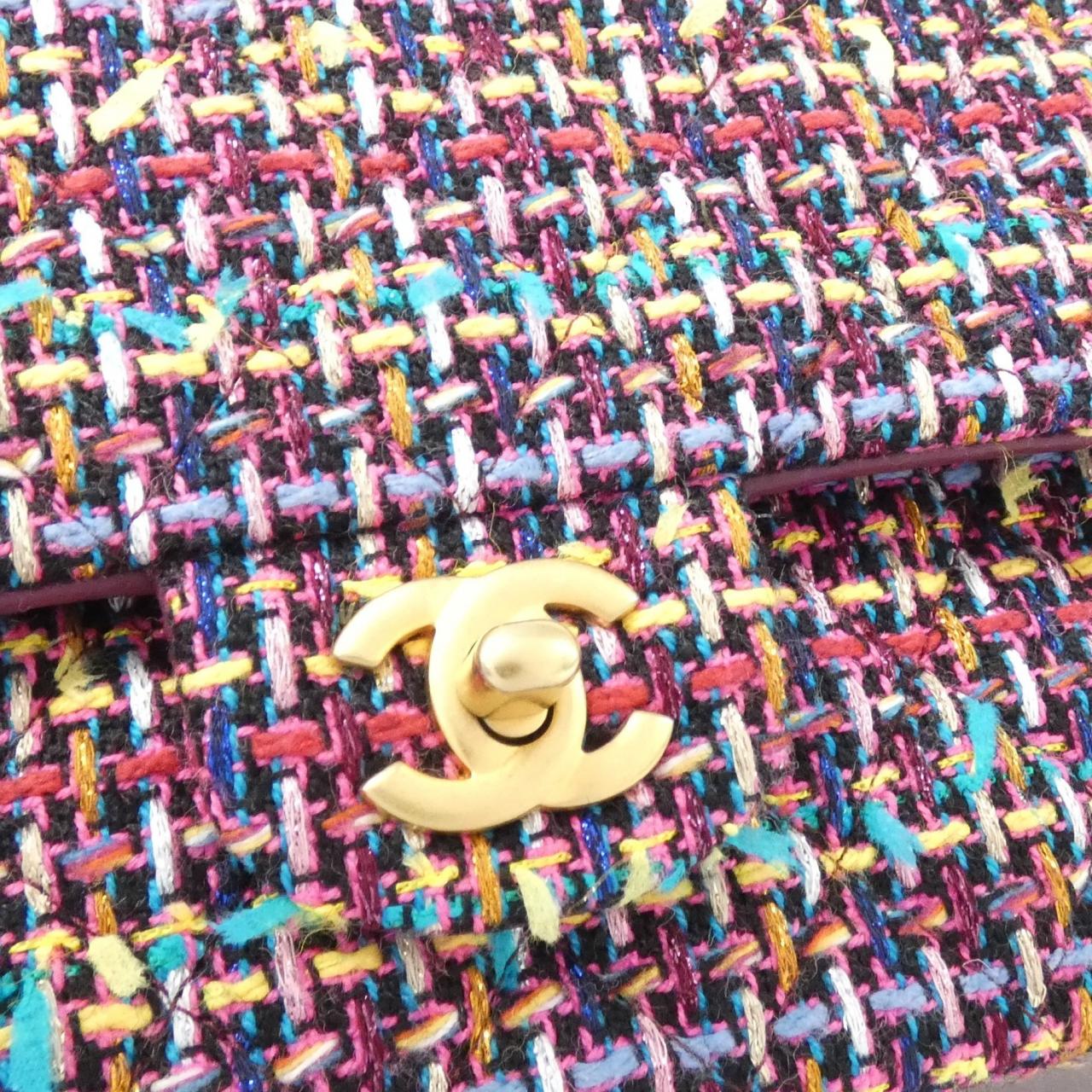 Chanel 1112 Tweed Shoulder Bag