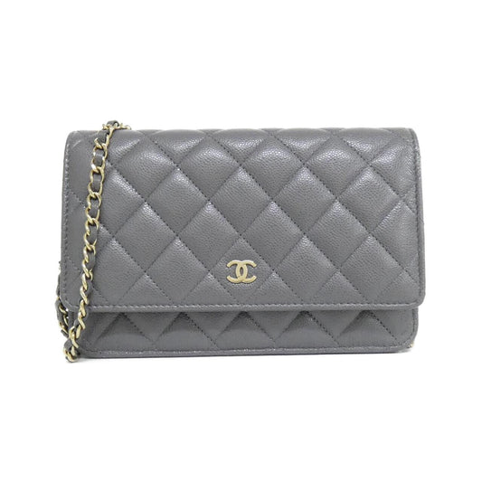 Chanel Timeless Classic Caviar Skin Wallet on Chain