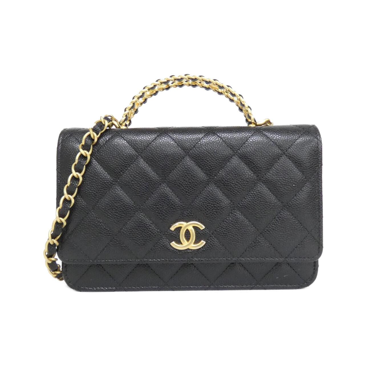 Chanel AP2804 Caviar Skin Wallet on Chain