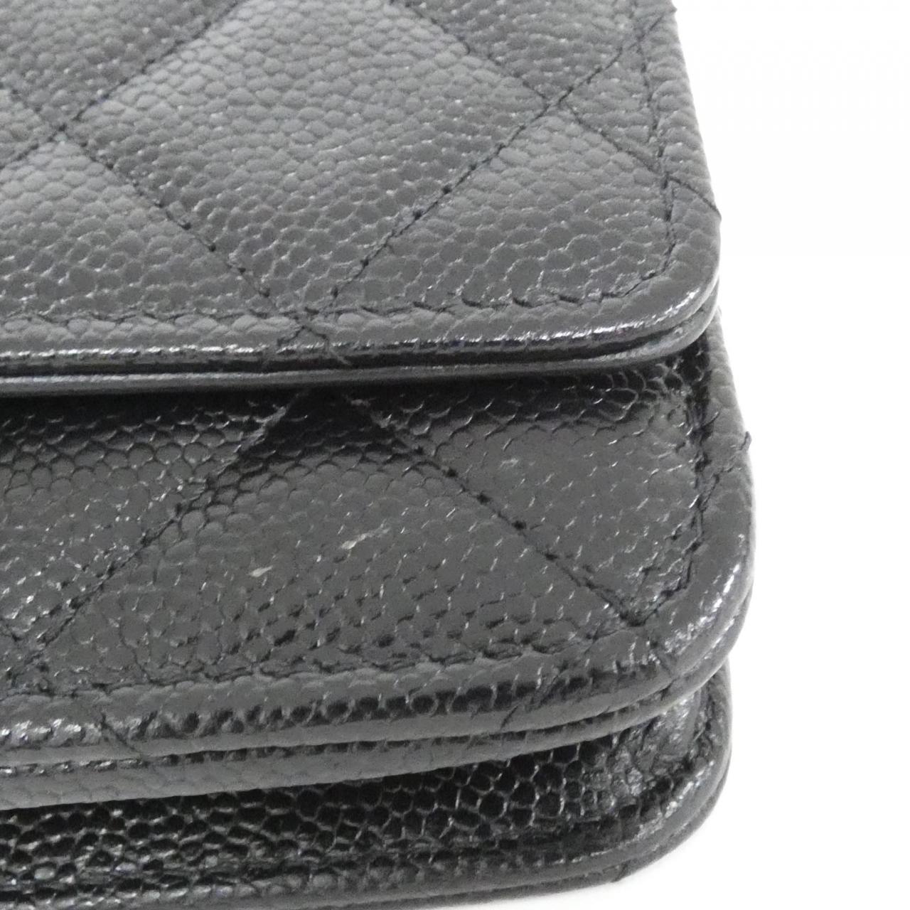 Chanel AP2804 Caviar Skin Wallet on Chain