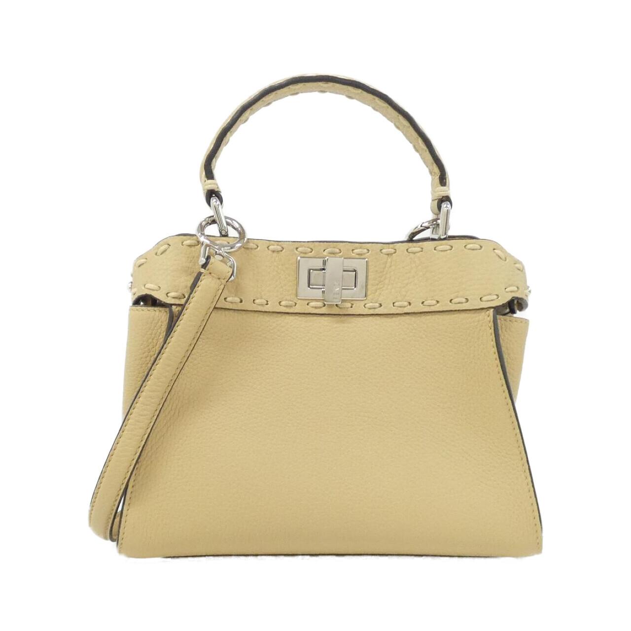 Fendi Selleria Peekaboo Mini Calf Bag