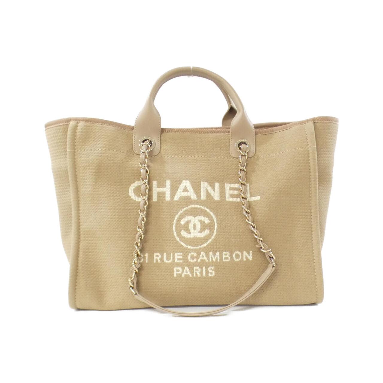 Chanel Deauville Line Mixed Fiber Bag