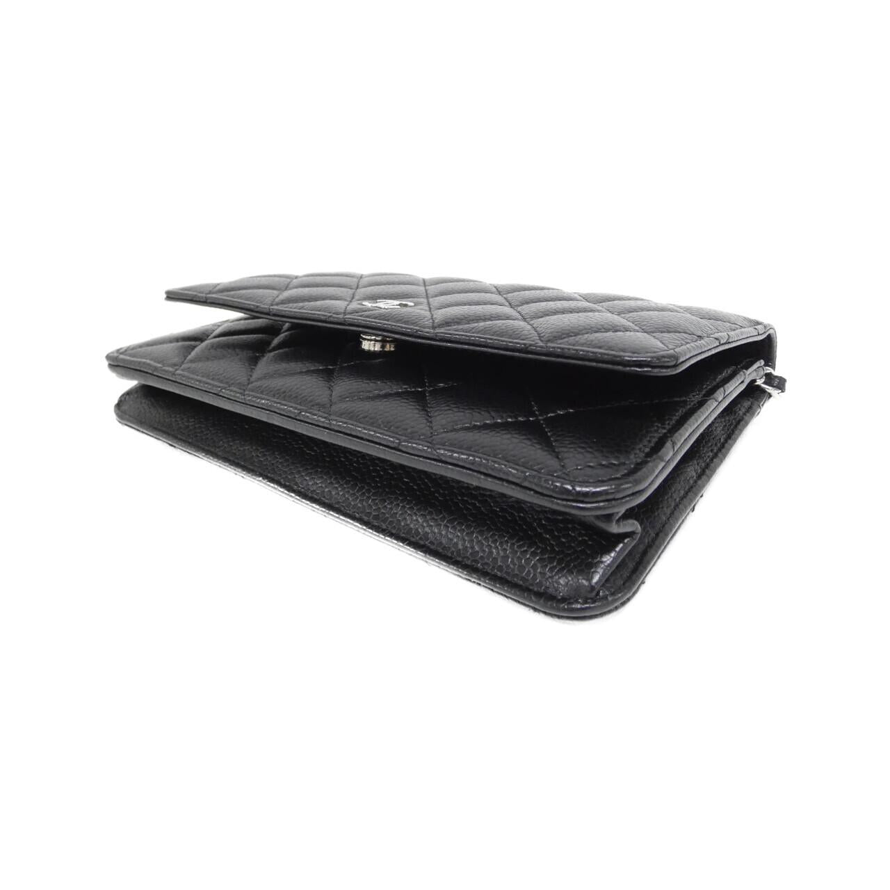 Chanel Timeless Classic Caviar Skin Wallet on Chain