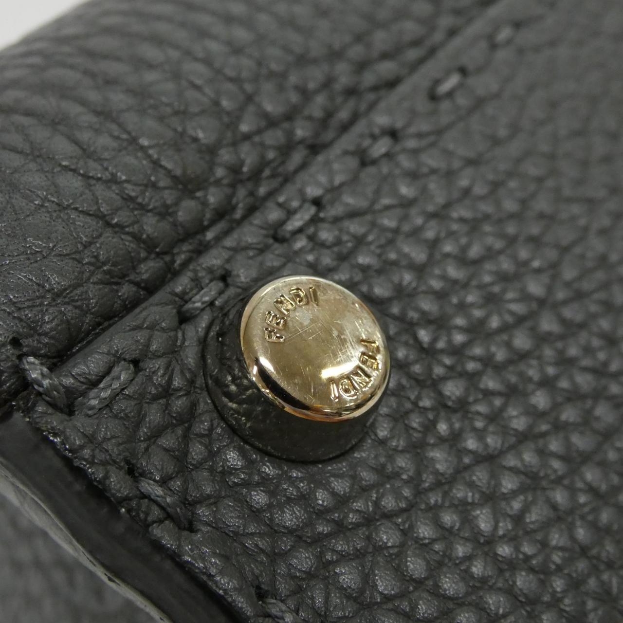 Fendi Baguette Canvas Calf Waist Bag