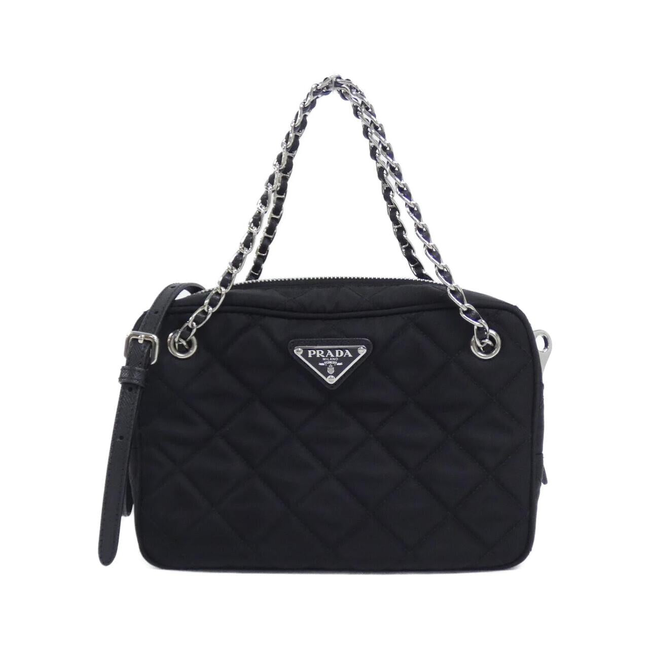 Prada 1BH910 Tessuto Impuntu Shoulder Bag