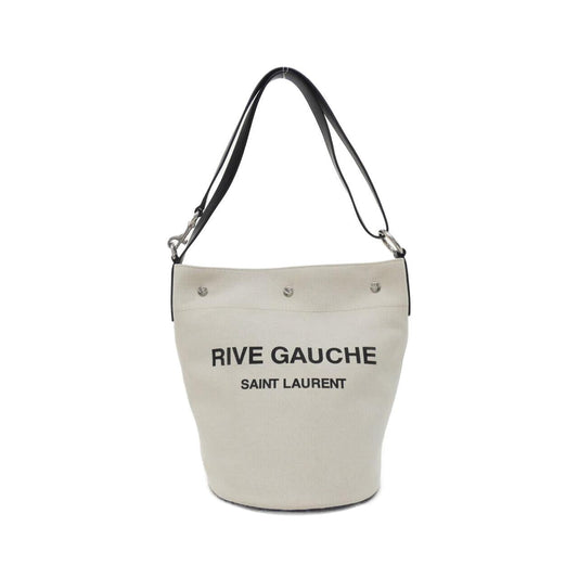 Saint Laurent 669299 FAAAZ Canvas Leather Shoulder Bag