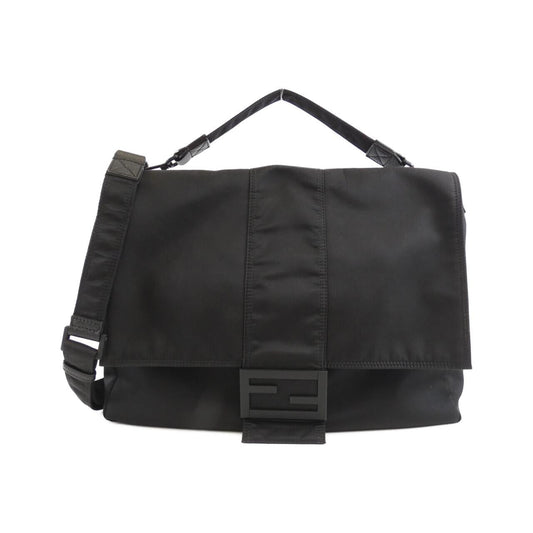 Fendi Baguette Messenger Large Nylon Shoulder Bag