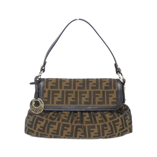 Fendi 8BR445 JWU Canvas Shoulder Bag