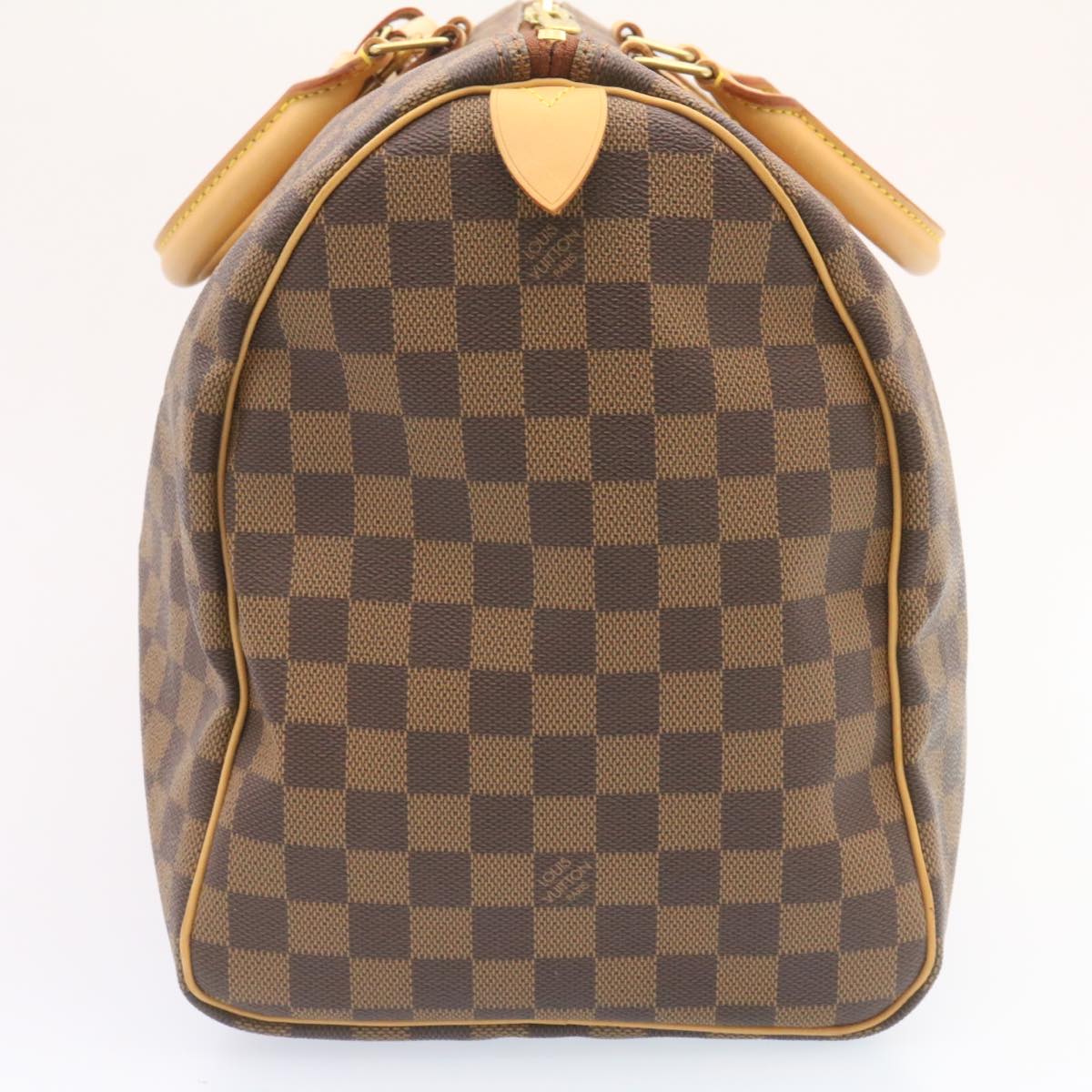 LOUIS VUITTON Damier Ebene Keepall 45 Boston Bag LV 26495A