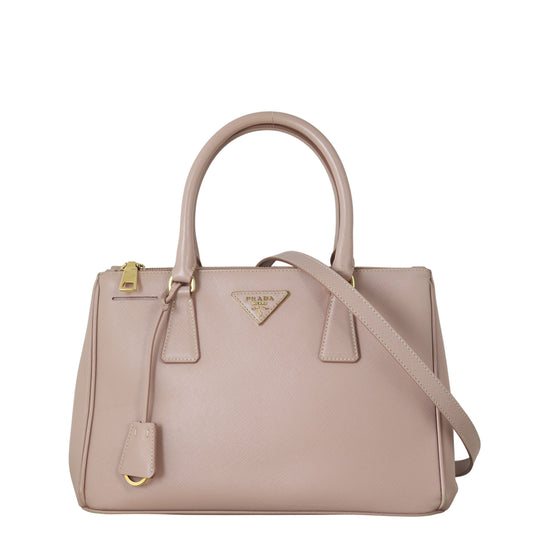 Prada Saffiano Lux Galleria Double Zip Tote Medium