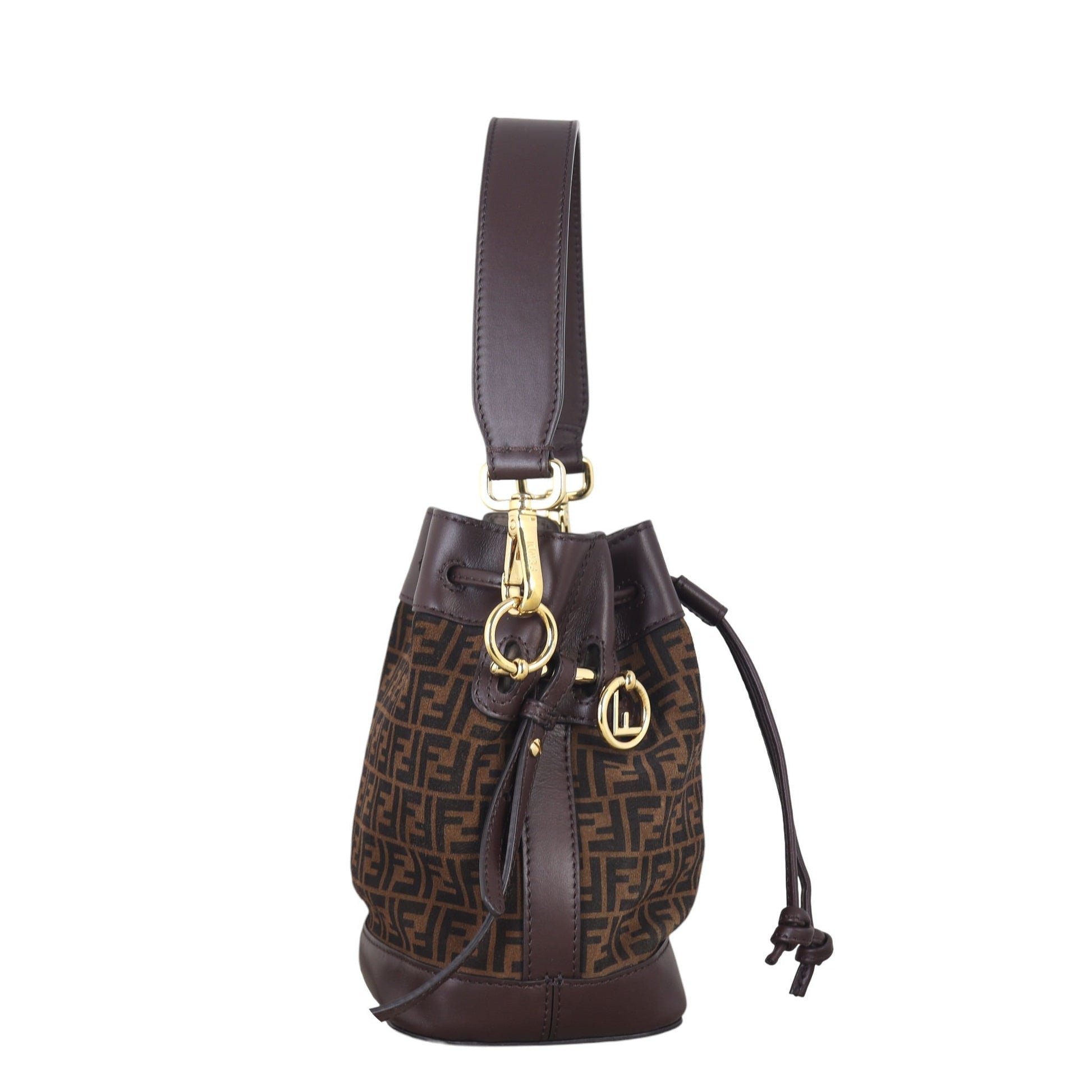 Fendi Mon Tresor Suede Mini Bucket Bag