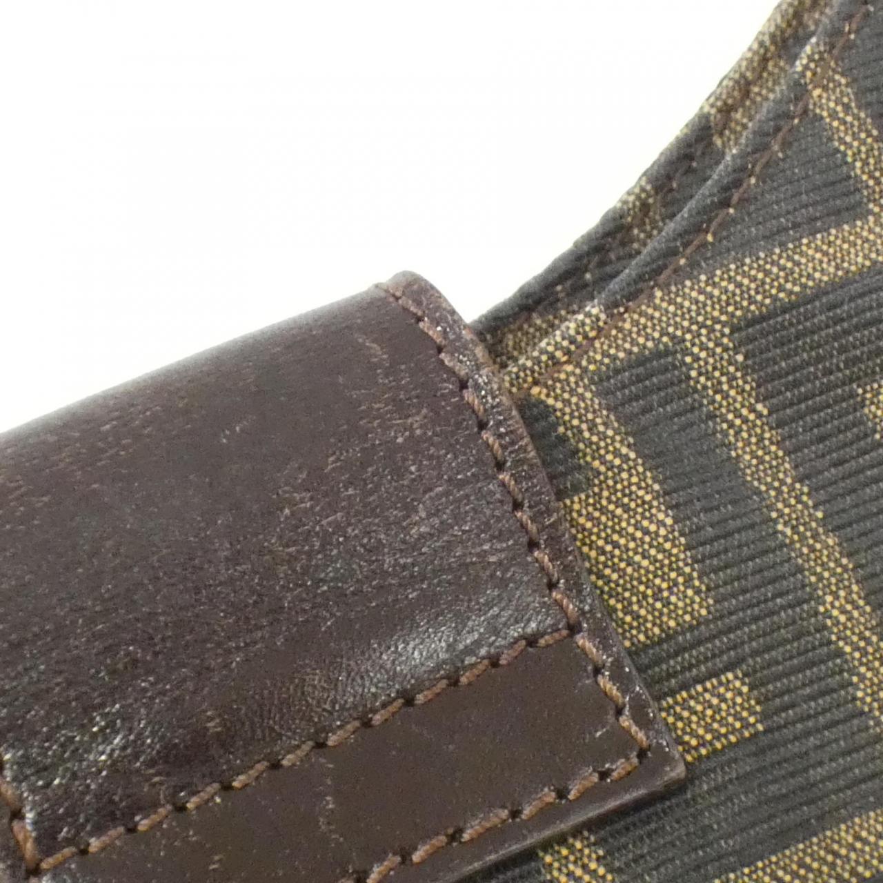 Fendi 26569 Canvas Shoulder Bag