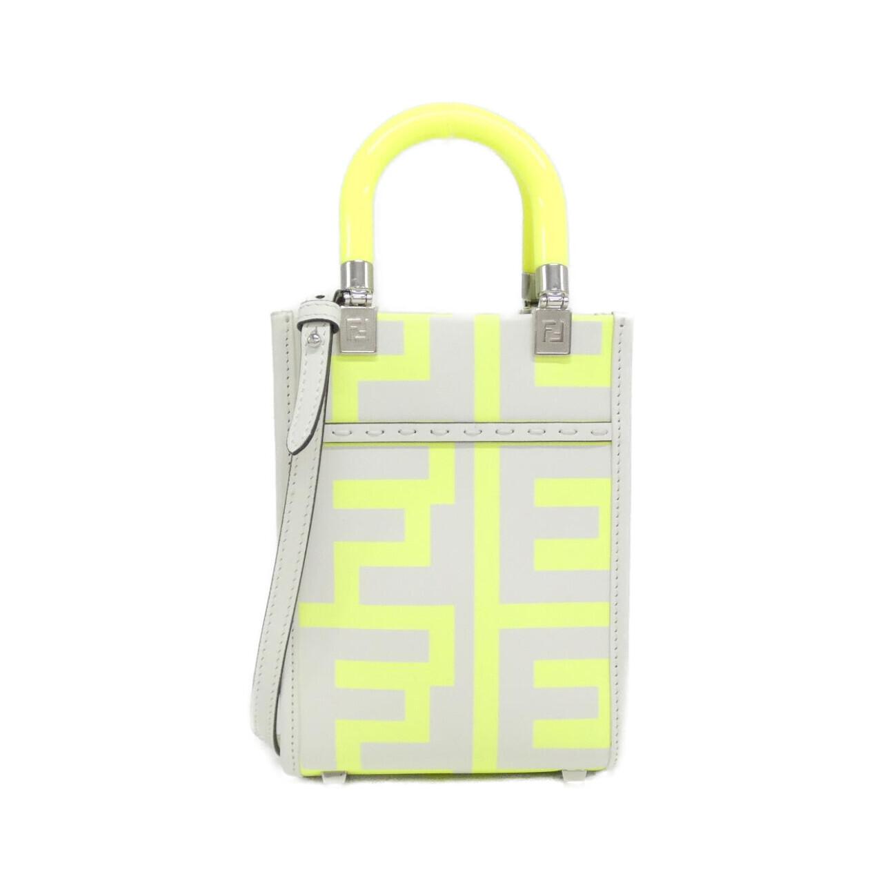 Fendi Sunshine Shopper Mini Leather Bag