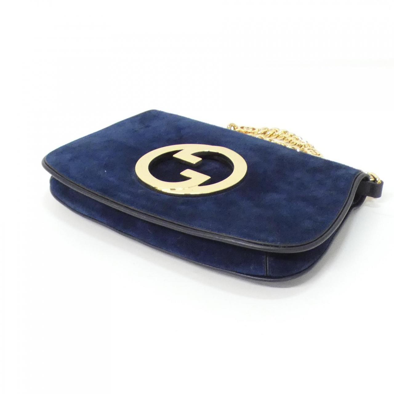 Gucci GUCCI BLONDIE Suede Shoulder Bag