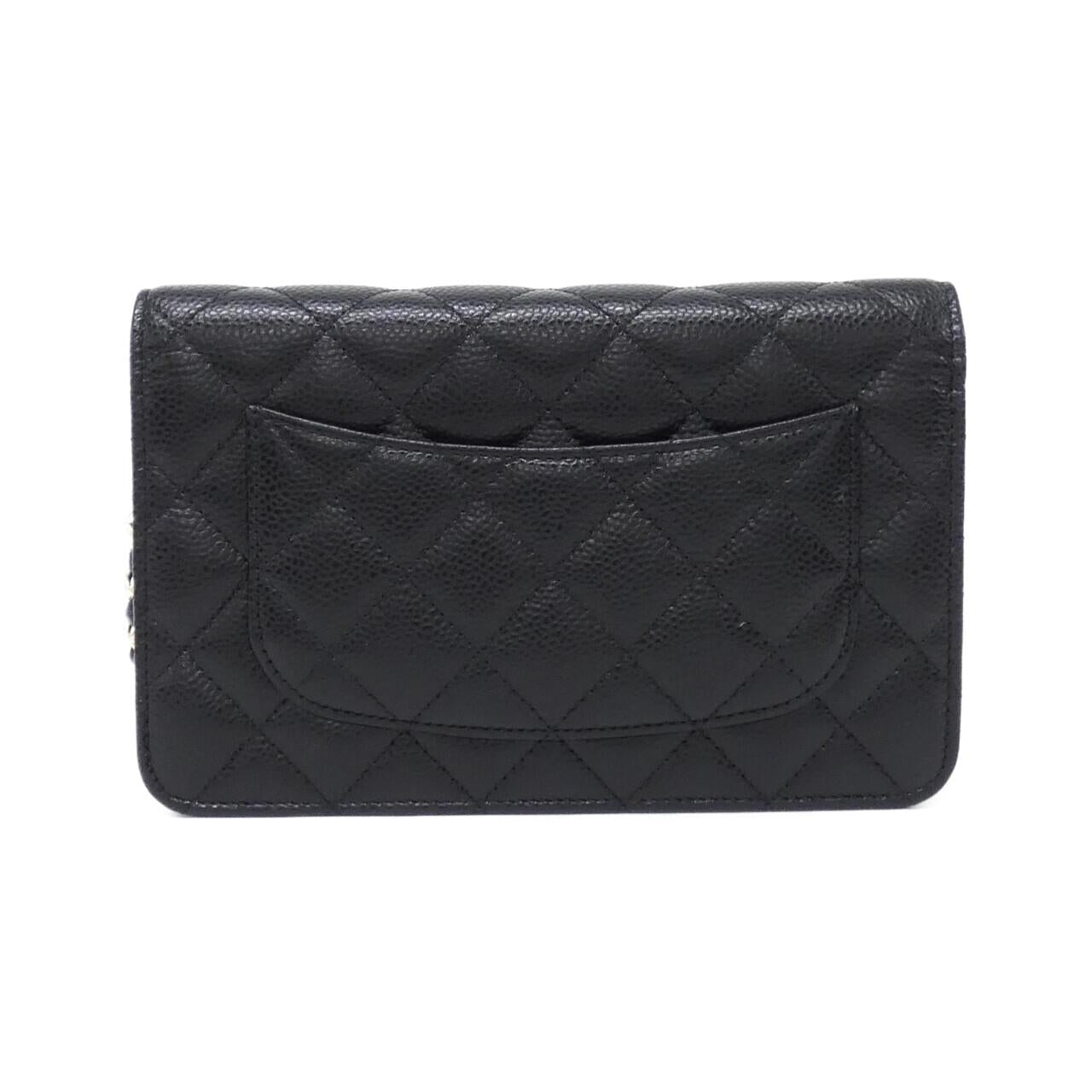 Chanel Timeless Classic Caviar Skin Wallet on Chain
