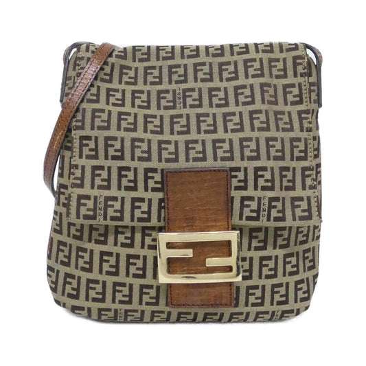 Fendi 8BT075 TN9 Canvas Shoulder Bag